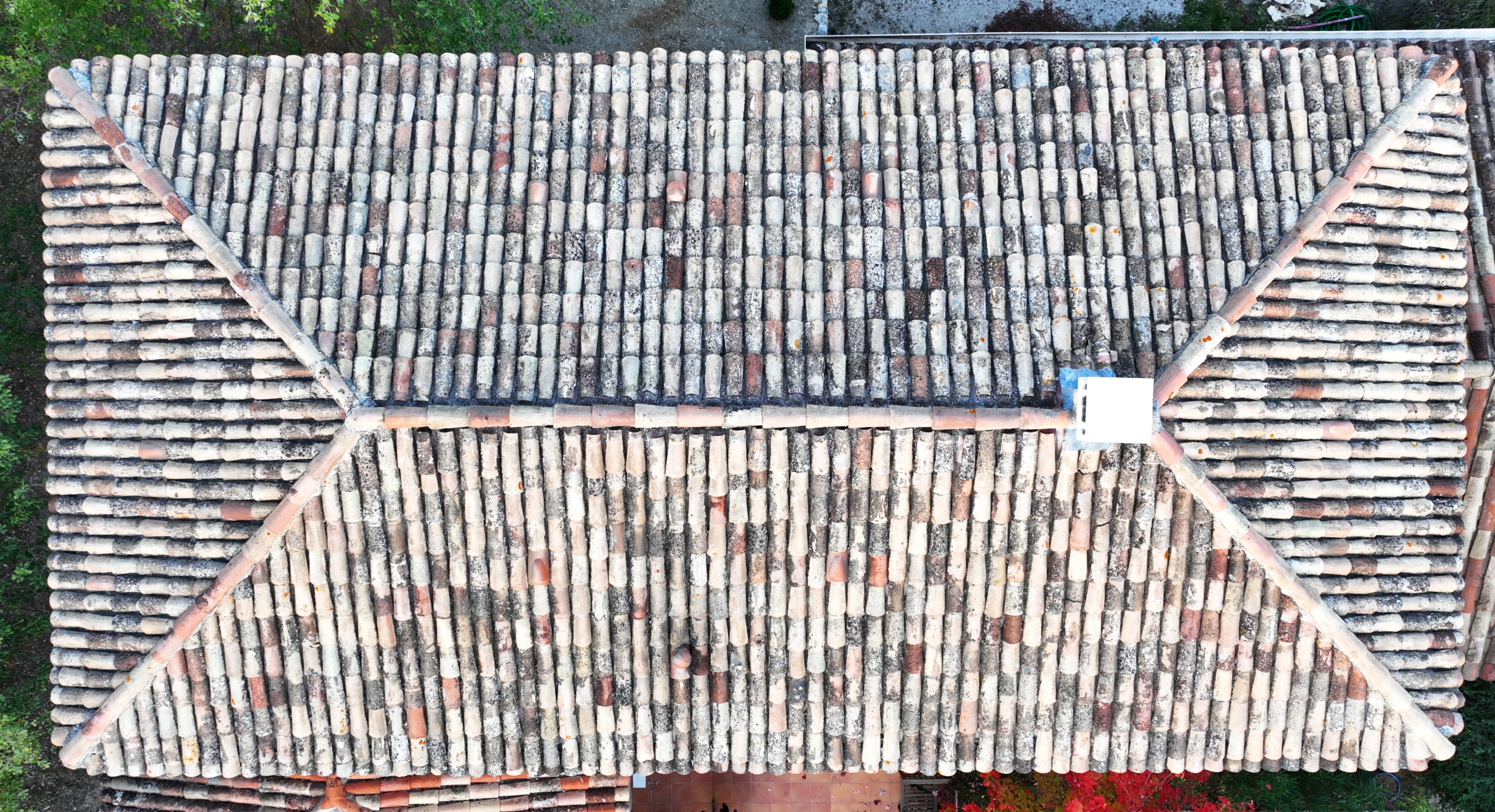 Inspection de toiture par drone